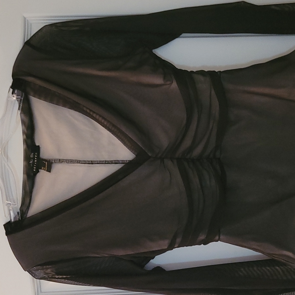 Black and Tan bodysuit